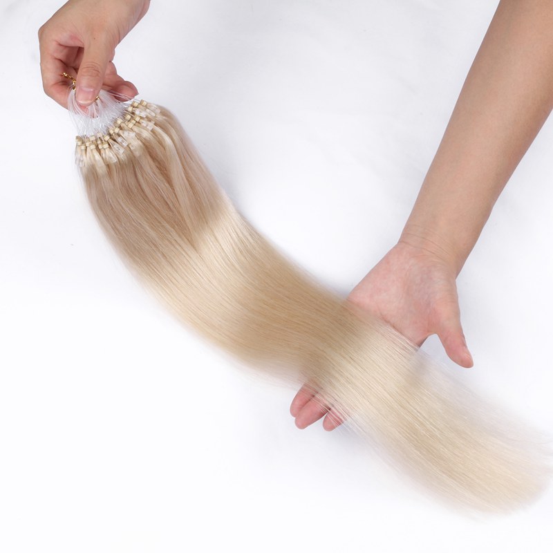 Hot Selling High Quality Micro Loop Hair Extension Blonde Color Wholesale Micro Ring Extension